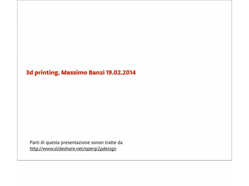 3D Printing