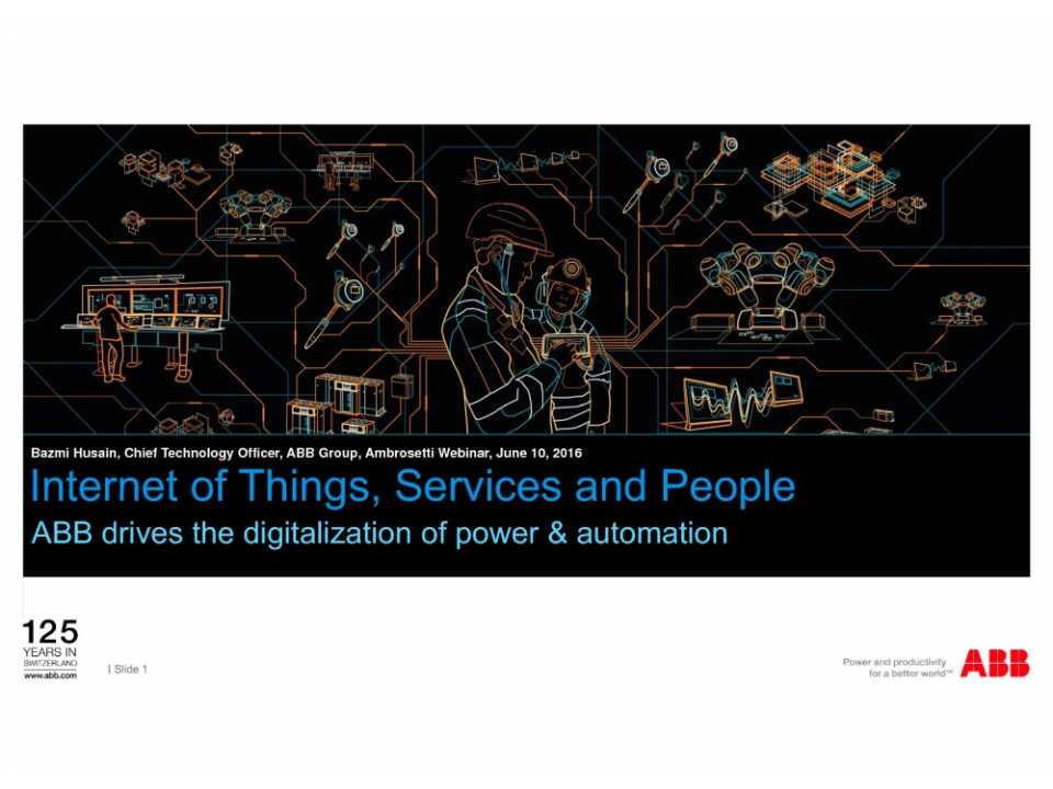 AGGIORNAMENTO PERMANENTEVIA WEB
SESSIONE ON-LINE
Internet of things, Servizi e Persone: 3 fattori per rivoluzionare il mondo dell’energia e dell’automazione