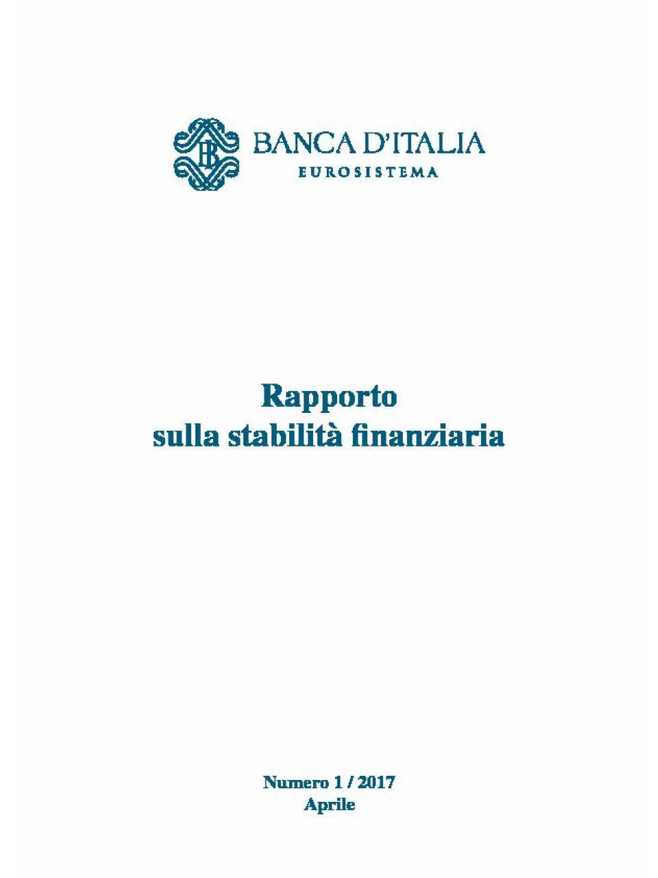 Rapporto sulla stabilità finanziaria