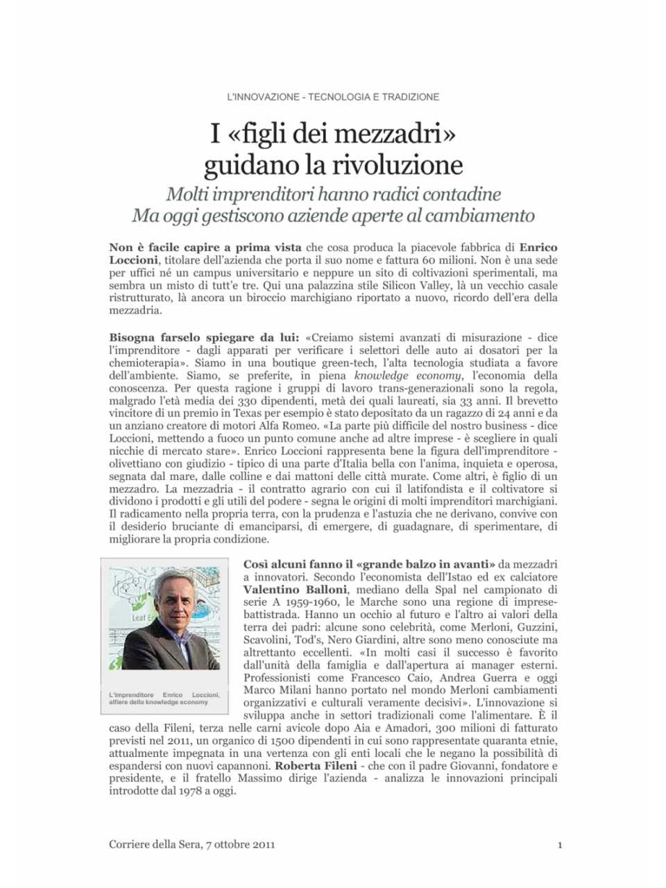 I «figli dei mezzadri» guidano la rivoluzione