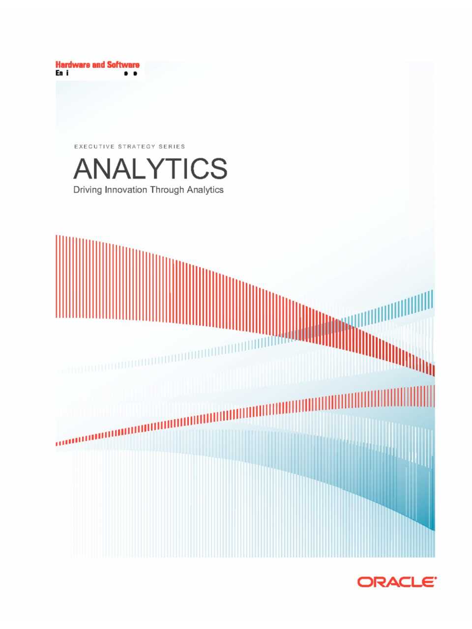 Driving innovation through analytics