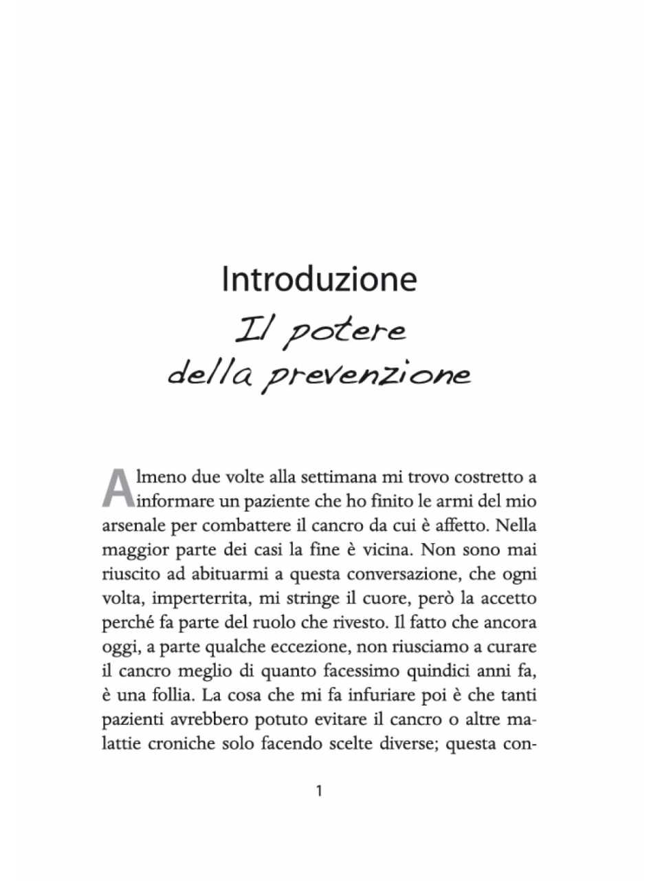 Il potere della prevenzione