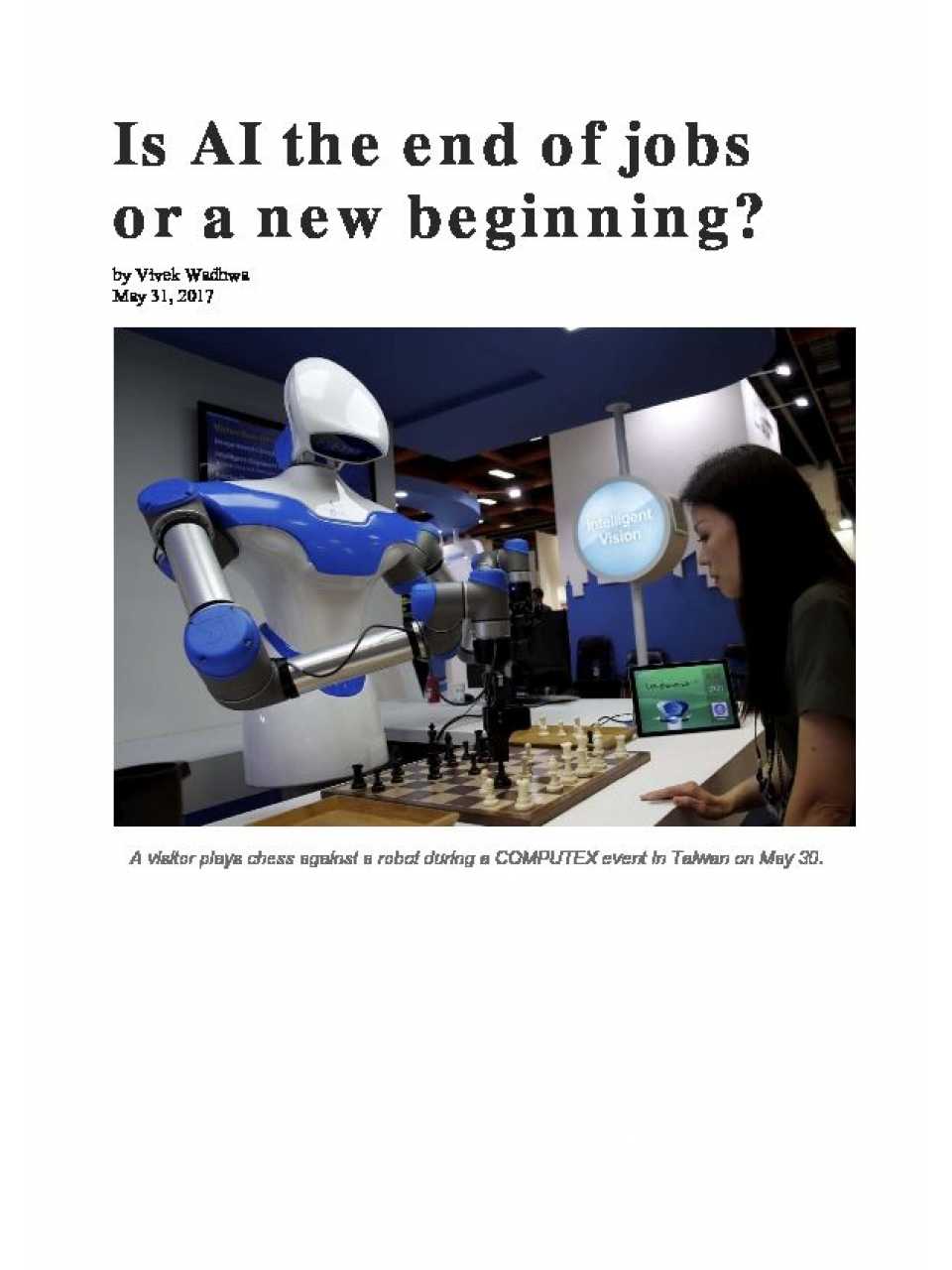 Is AI the End of Jobs or a New Beginning?