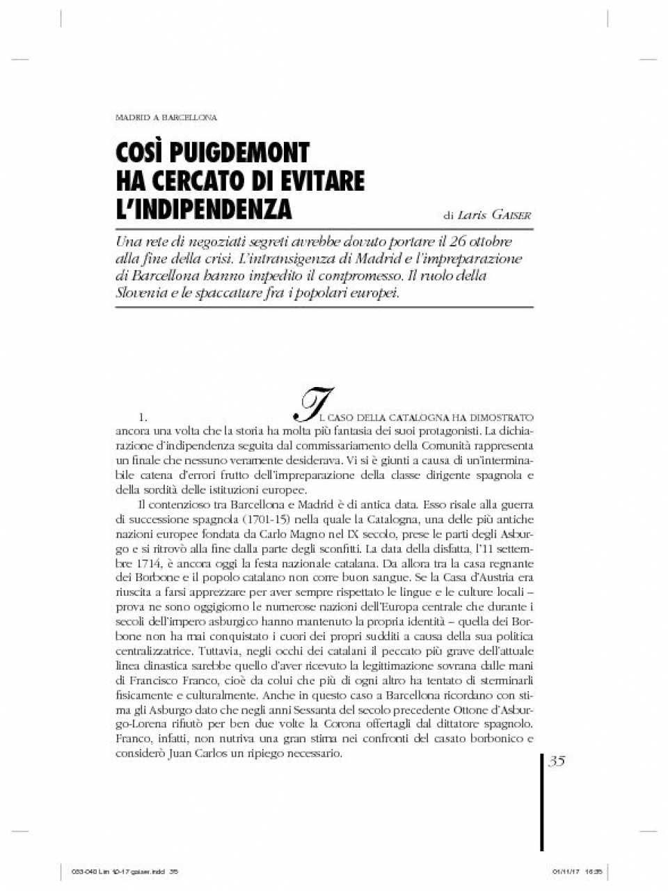 Spagna contro Catalogna