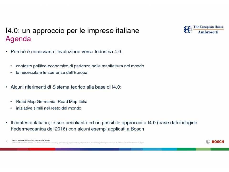 Un possibile approccio nelle imprese italiane