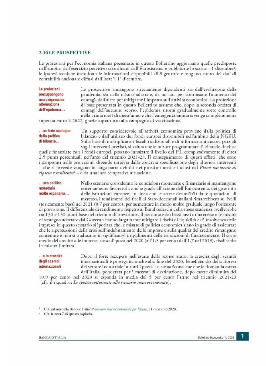 AGGIORNAMENTO PERMANENTEIN PRESENZA E VIA WEBProspettive globali post-Covid: uno scenario economico a due velocità?