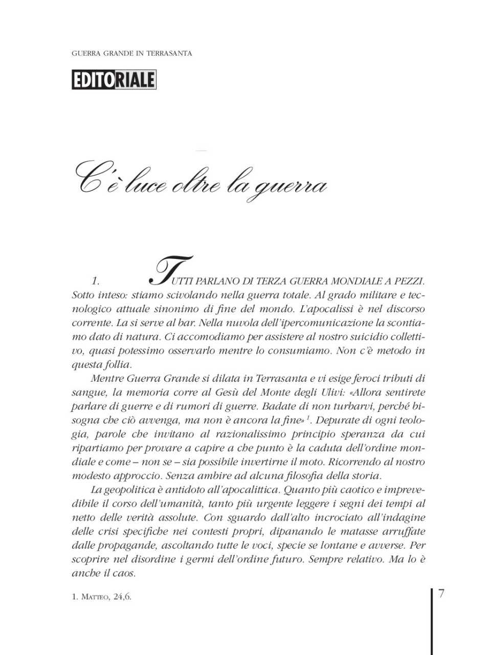 C’è luce oltre la guerra