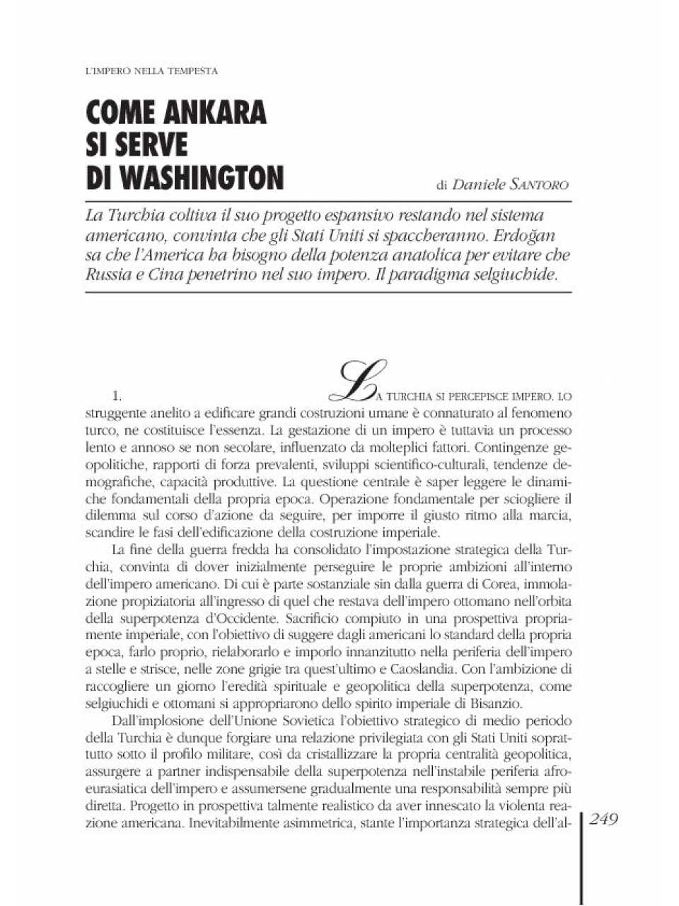 AMBROSETTI LIVEVIA WEBDal caos americano al calderone Mediterraneo: quali prospettive per il futuro?