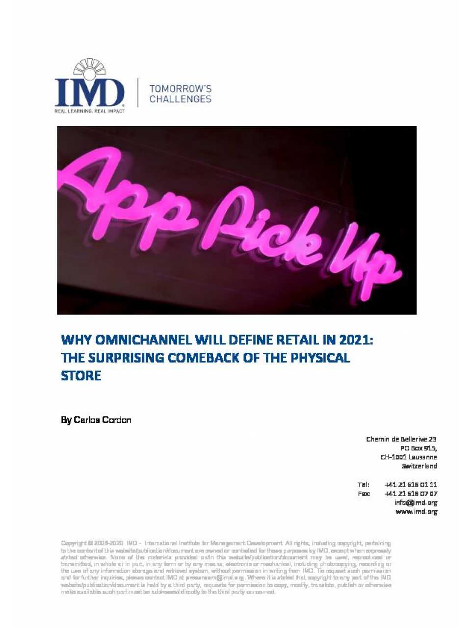 Why omnichannel will define retail in 2021: the surprising comeback of the physical store