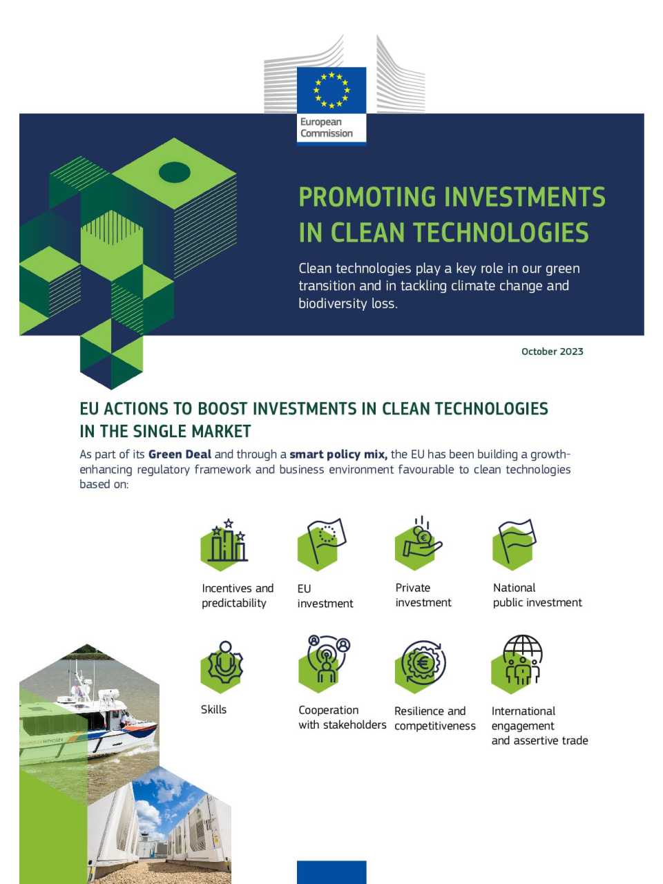 Promoting Investments in Clean Technologies
