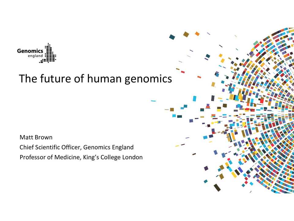 The future of human genomics