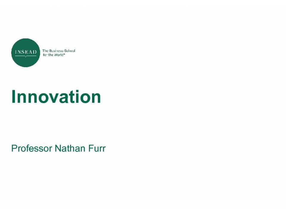 Innovation