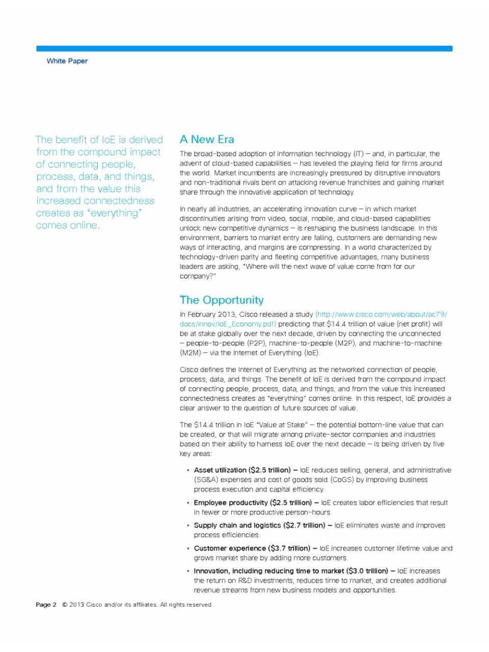 Internet of Everything Economy Report