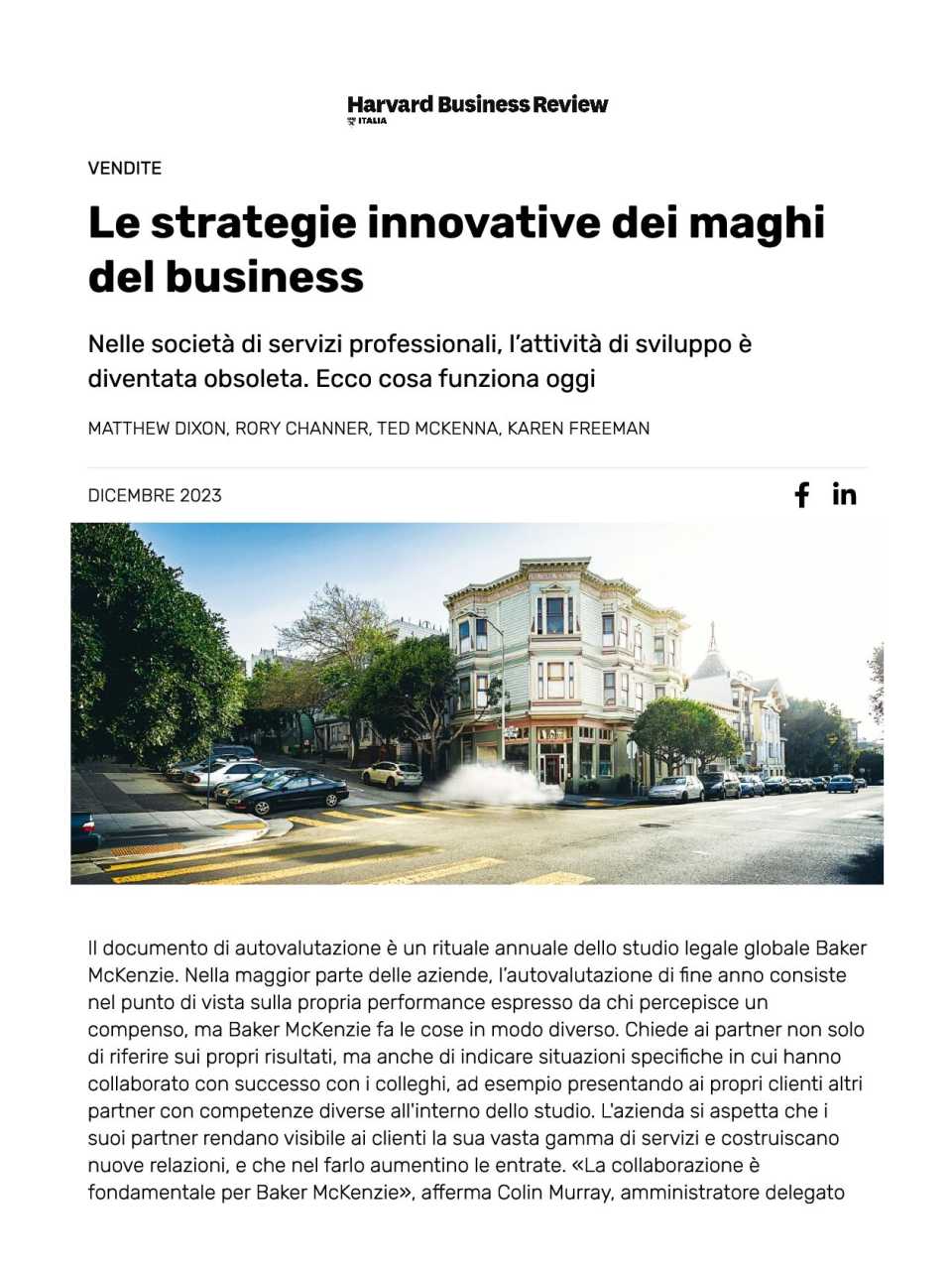 Le strategie innovative dei maghi del business