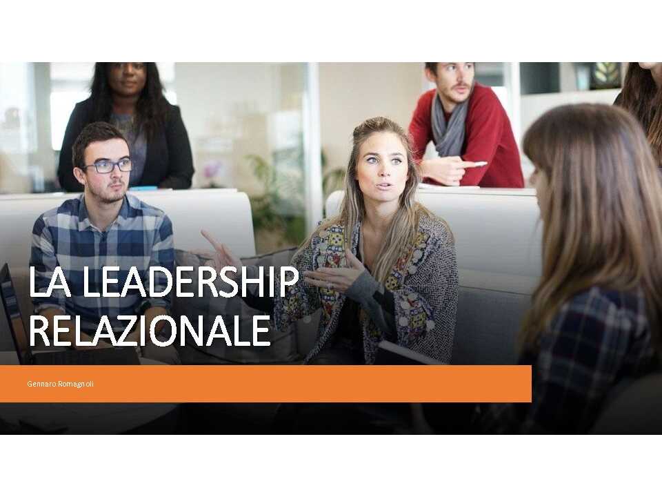 La leadership relazionale