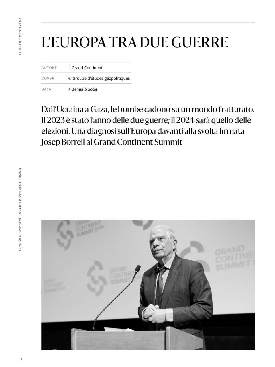 L'Europa tra due guerre