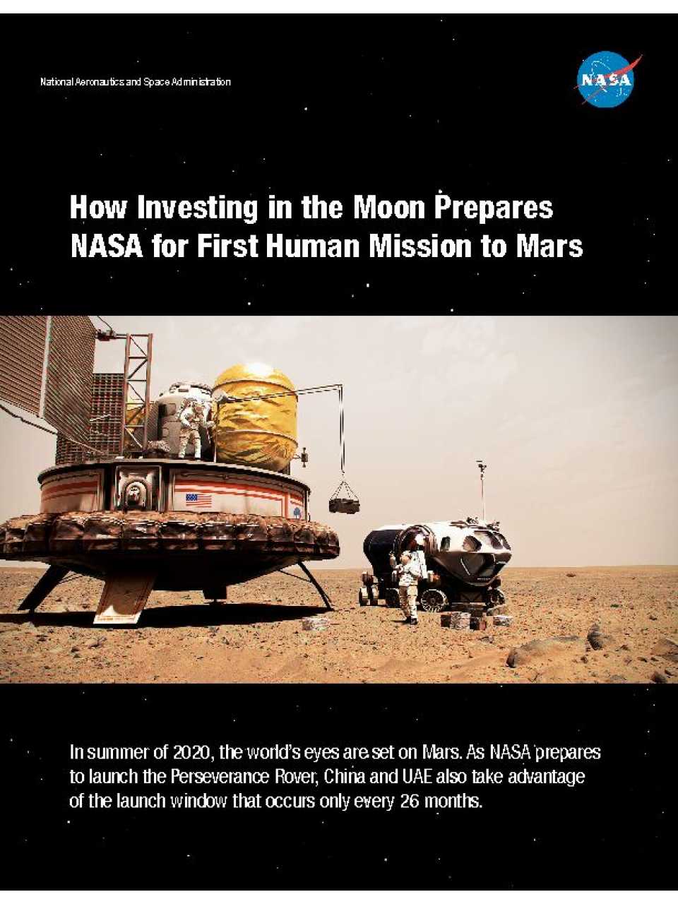 How investing in the moon prepares NASA for first human mission to mars