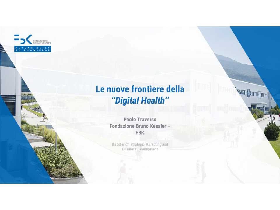 AMBROSETTI MANAGEMENT (*)VIA WEB
Think ahead: uno sguardo al futuro