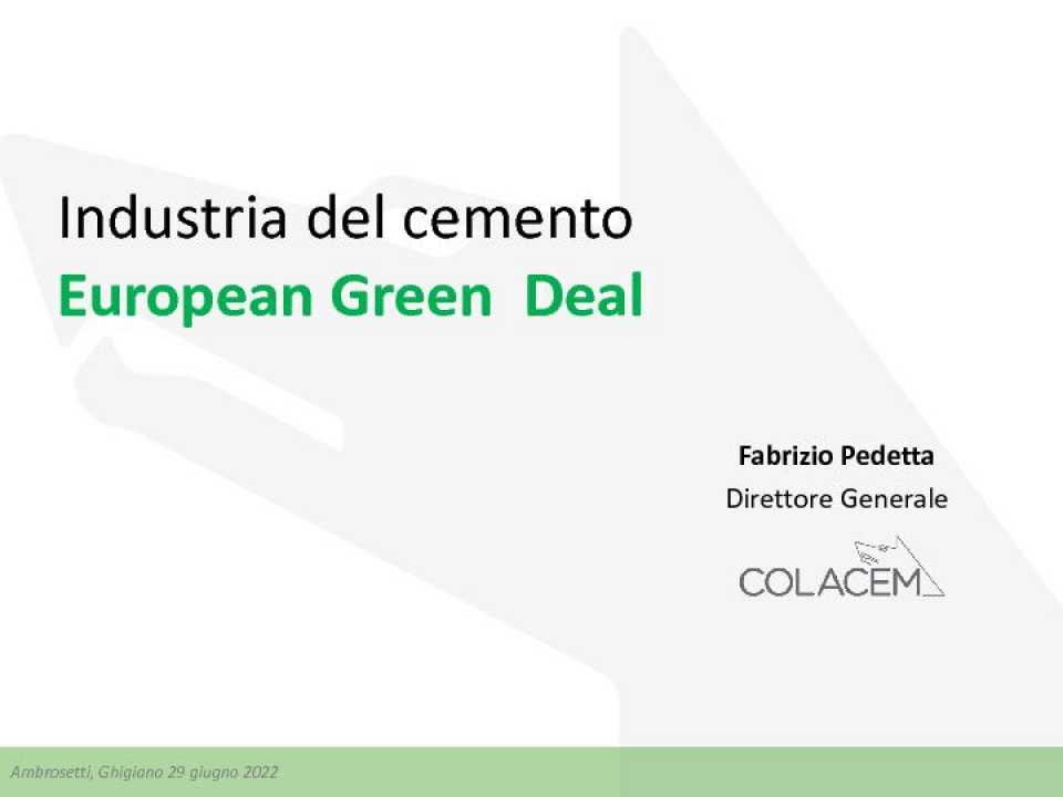 AGGIORNAMENTO PERMANENTEIN PRESENZA
Visita in Colacem: idee forti per un futuro sostenibile