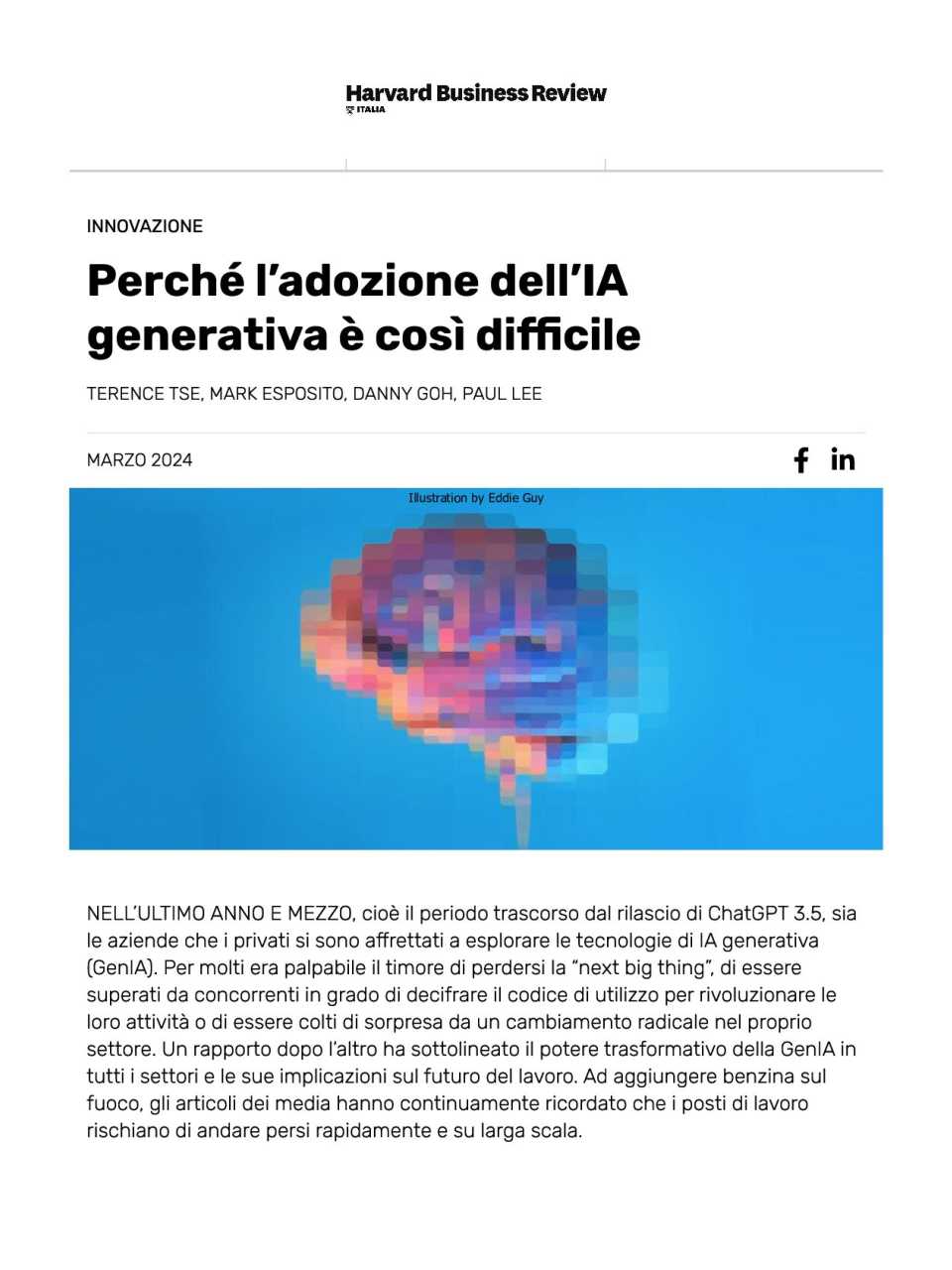 Perché l’adozione dell’IA generativa è così difficile