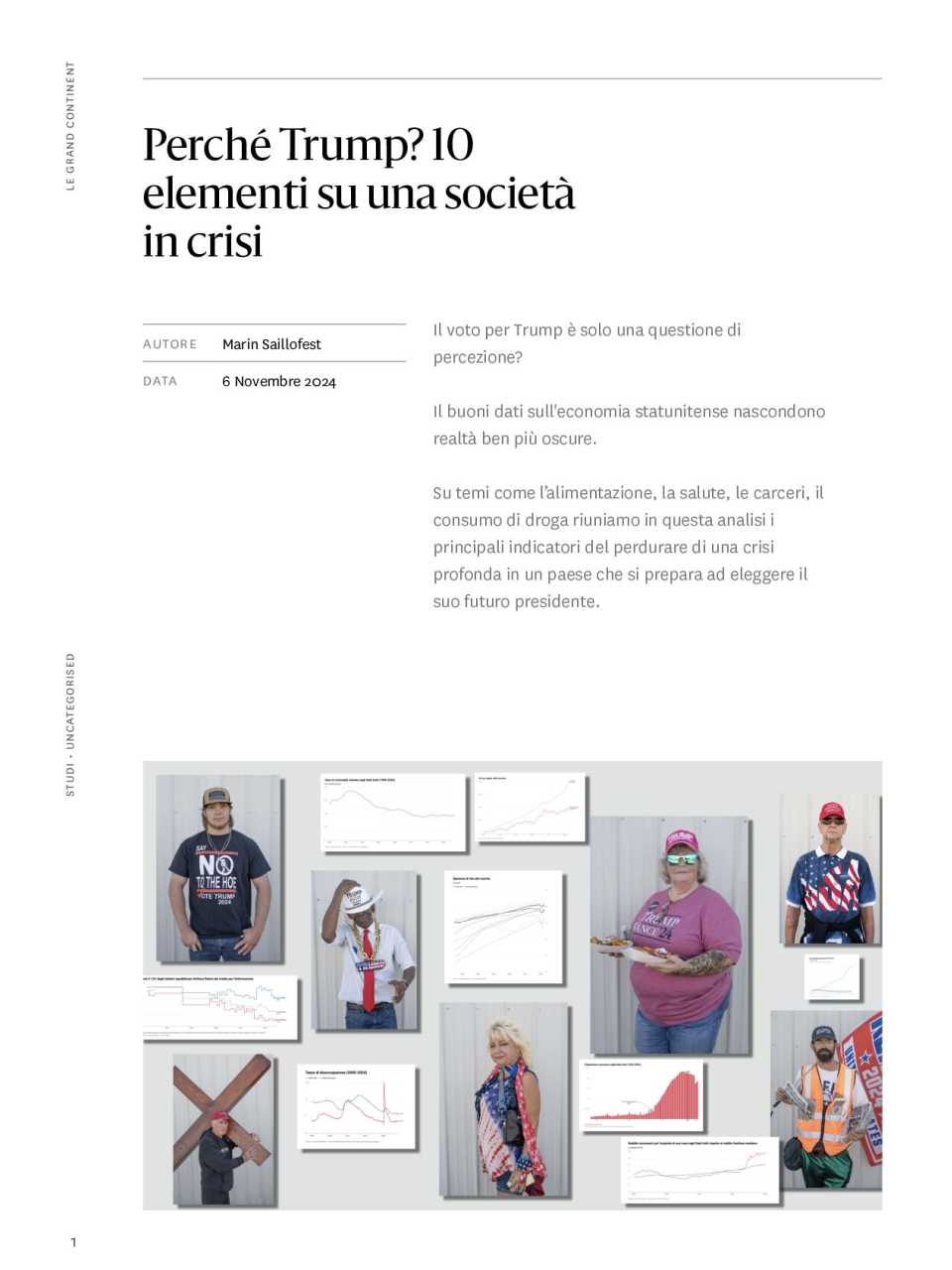 Perché Trump? 10 elementi su una società in crisi