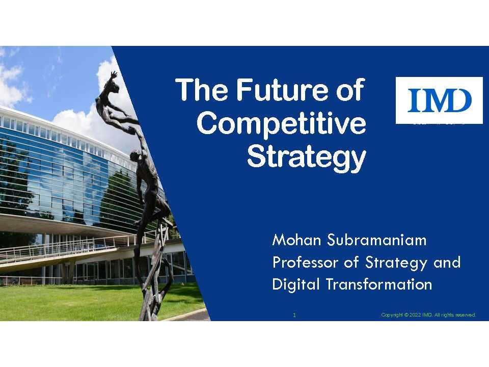AGGIORNAMENTO PERMANENTEIN PRESENZA
Rivitalizzare le strategie di business tradizionali: il potenziale di dati, piattaforme ed ecosistemi digitali