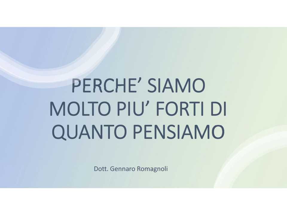 AMBROSETTI MANAGEMENT (*)IN PRESENZA E VIA WEB
Vincere tra le difficoltà: determinazione e resilienza per raggiungere il successo
