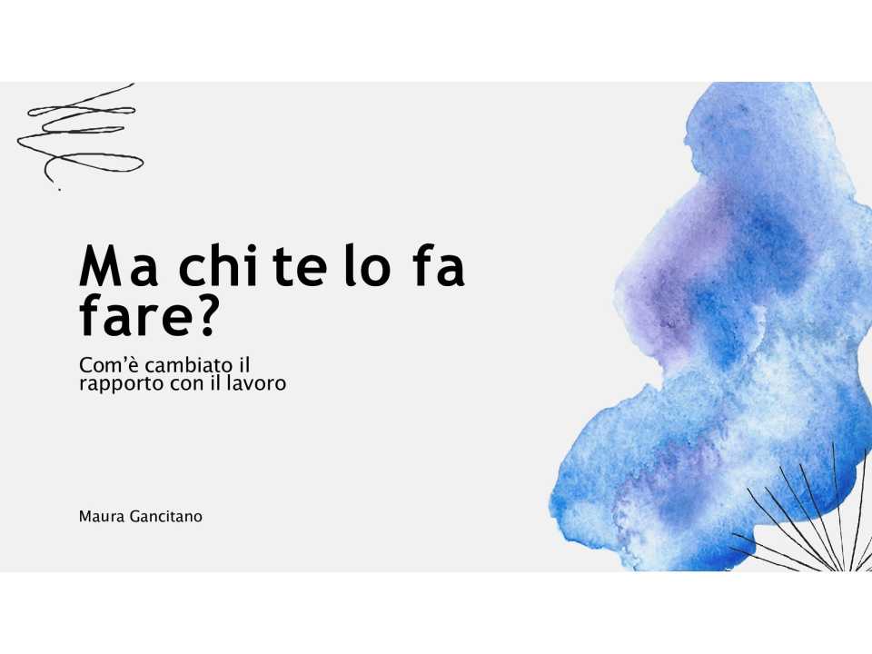 Ma chi te lo fa fare?
