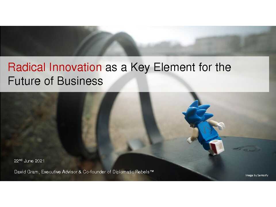 AGGIORNAMENTO PERMANENTEIN PRESENZA E VIA WEBInnovazione radicale in azienda: elemento chiave per affrontare il futuro