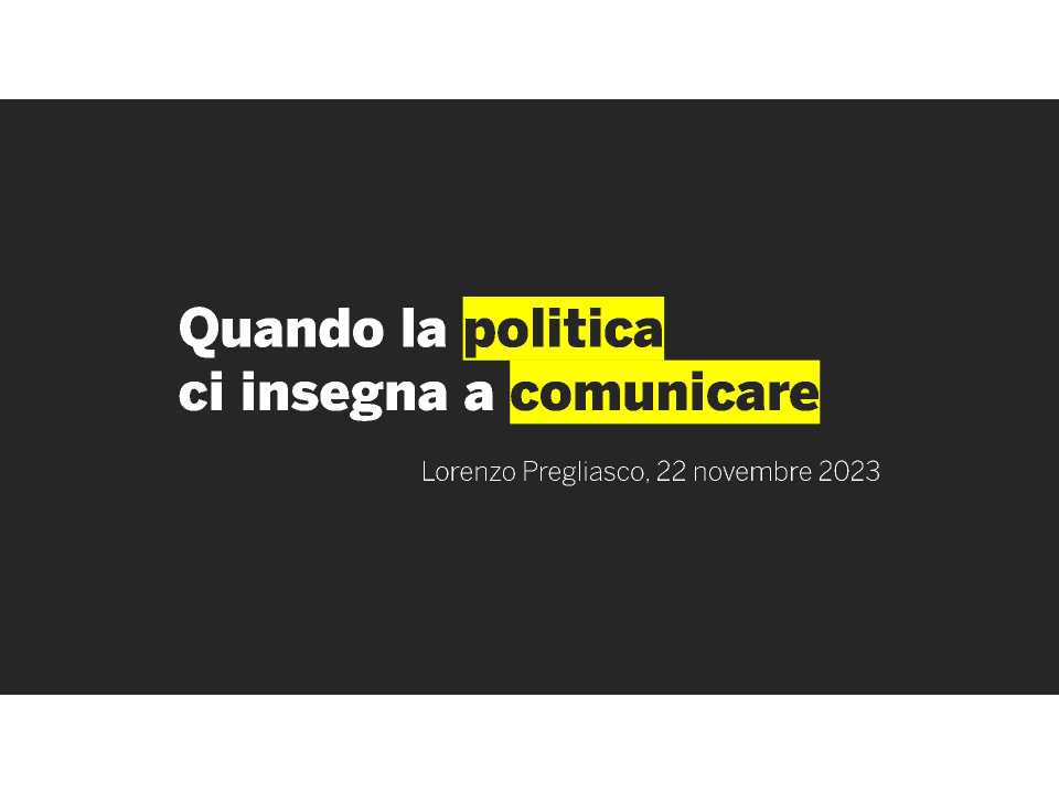 AMBROSETTI MANAGEMENT (*)IN PRESENZA E VIA WEB
Crea un discorso efficace: i consigli vincenti da comunicazione, scrittura e politicaCon copia del libro “Colpo di ritorno. Un caso per Manrico Spinori” e Book Signing