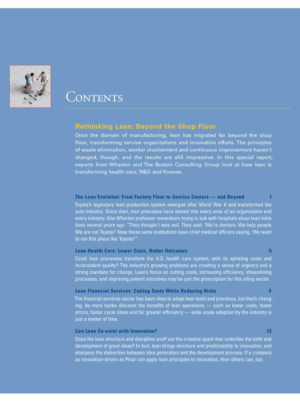 Rethinking lean: beyond the shop floor