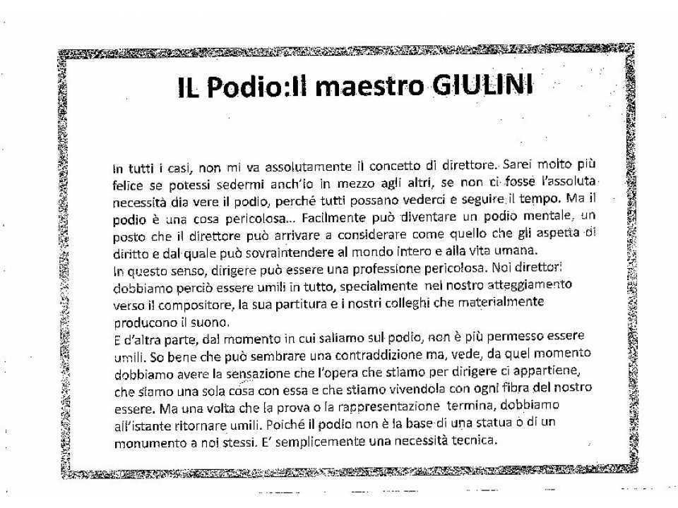 AGGIORNAMENTO PERMANENTEIN PRESENZA
Orchestra vs azienda. Da capo a leader secondo Daniele Agiman