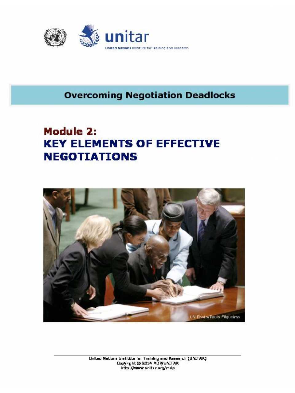 Key elements of effective negotiations