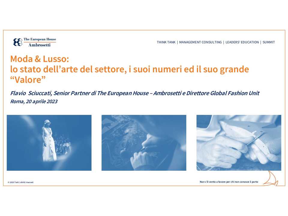 AGGIORNAMENTO PERMANENTEIN PRESENZA E VIA WEB
Affrontare le nuove sfide di Procurement e Supply Chain. Le esperienze di Leonardo e Webuild