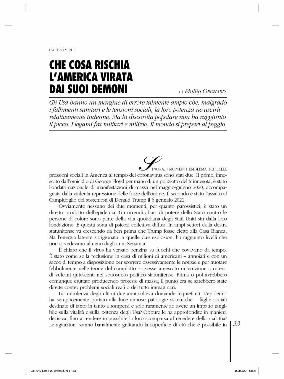 AMBROSETTI LIVEVIA WEB
Russia contro Usa: e noi?