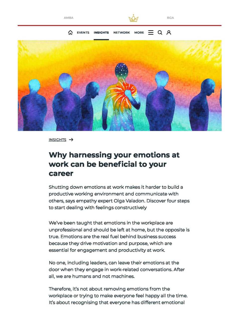 Why harnessing your emotions at work can be beneficial to your career