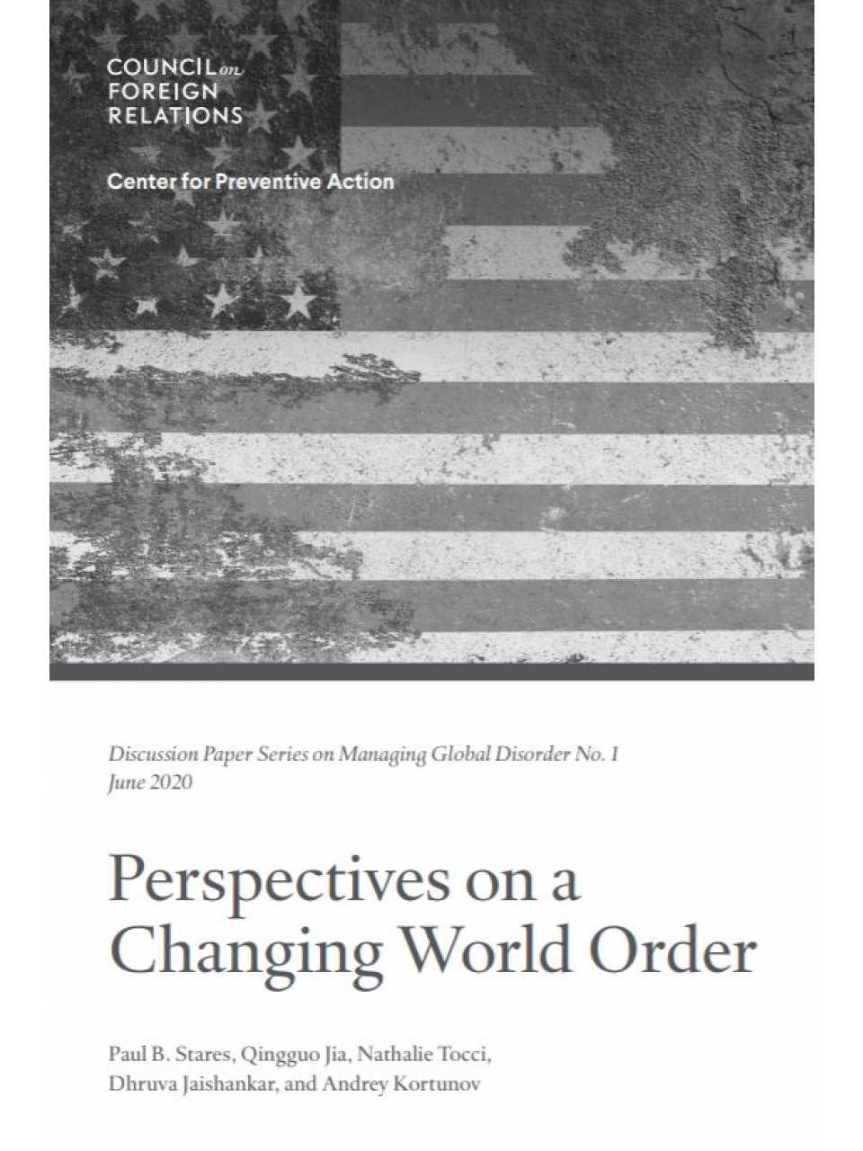 Perspectives on a changing world order