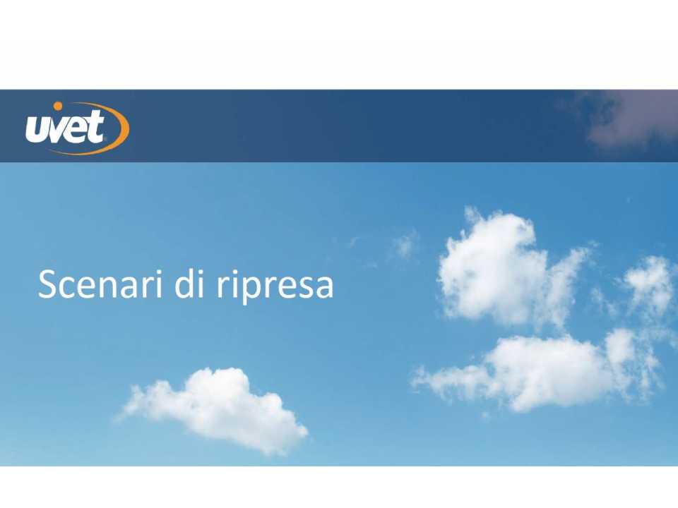 Scenari di ripresa