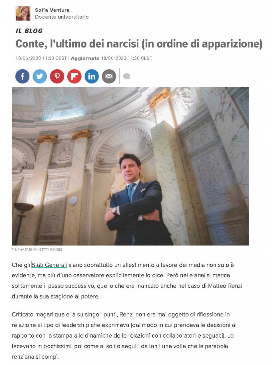 TEHA LIVEVIA WEBLo stato della leadership politica in Italia e in Europa