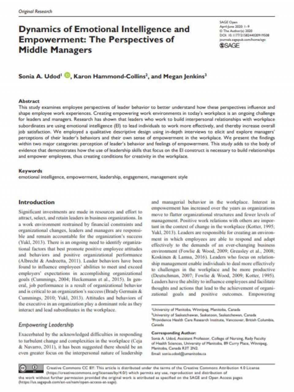 TEHA LIVEVIA WEBEmpowerment leadership: building mutual trust to improve performance