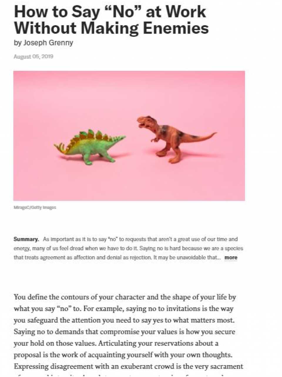 How to say “no” at work without making enemies