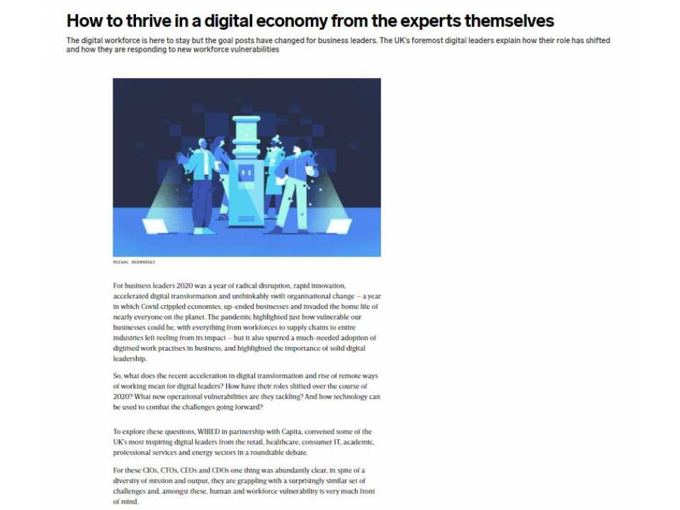 How to thrive in a digital economy from the experts themselves
