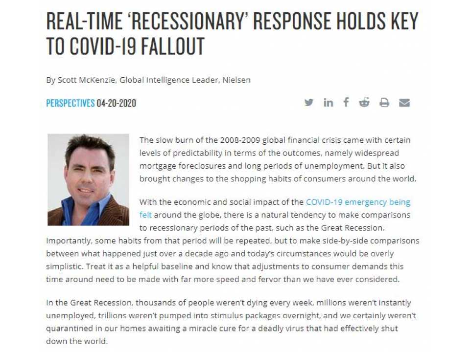 Real-time recessionary response holds key to covid-19 fallout
