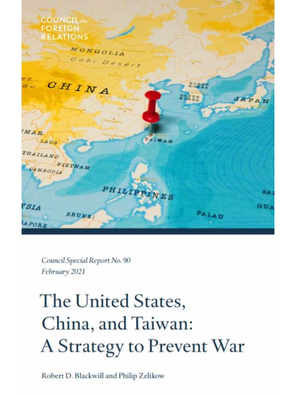 The United States, China, and Taiwan: a strategy to prevent war