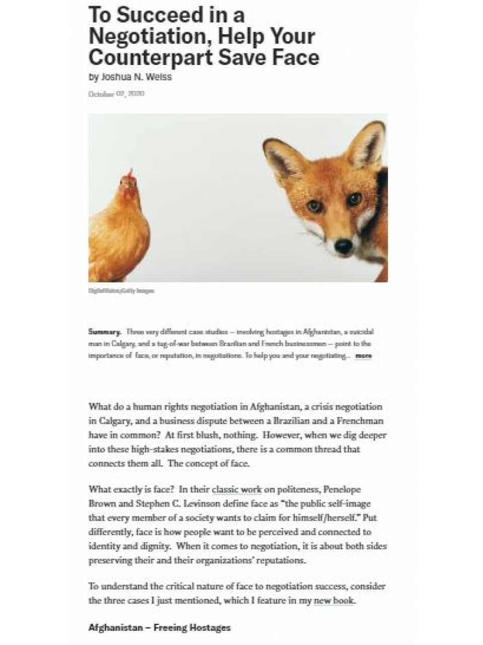 AGGIORNAMENTO PERMANENTEIN PRESENZA E VIA WEBNegoziare in situazioni complesse: dalla diplomazia internazionale all'azienda