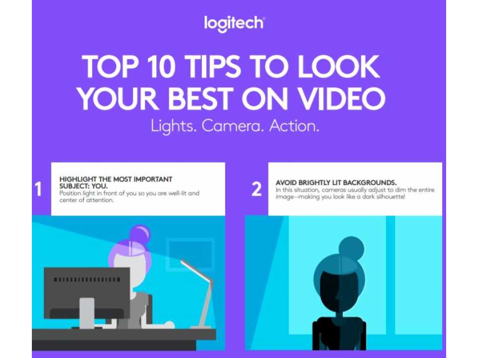 Top 10 tips to look your best on video