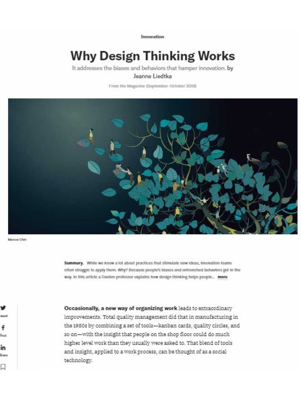 Why design thinking works