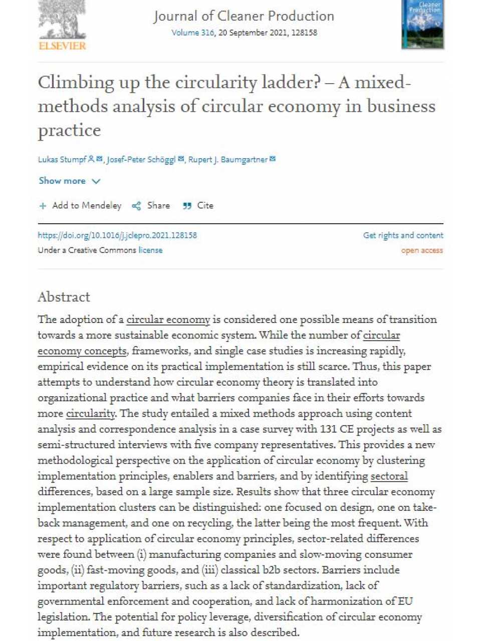 AGGIORNAMENTO PERMANENTEIN PRESENZA
Economia circolare: la chiave per una crescita sostenibile del business?