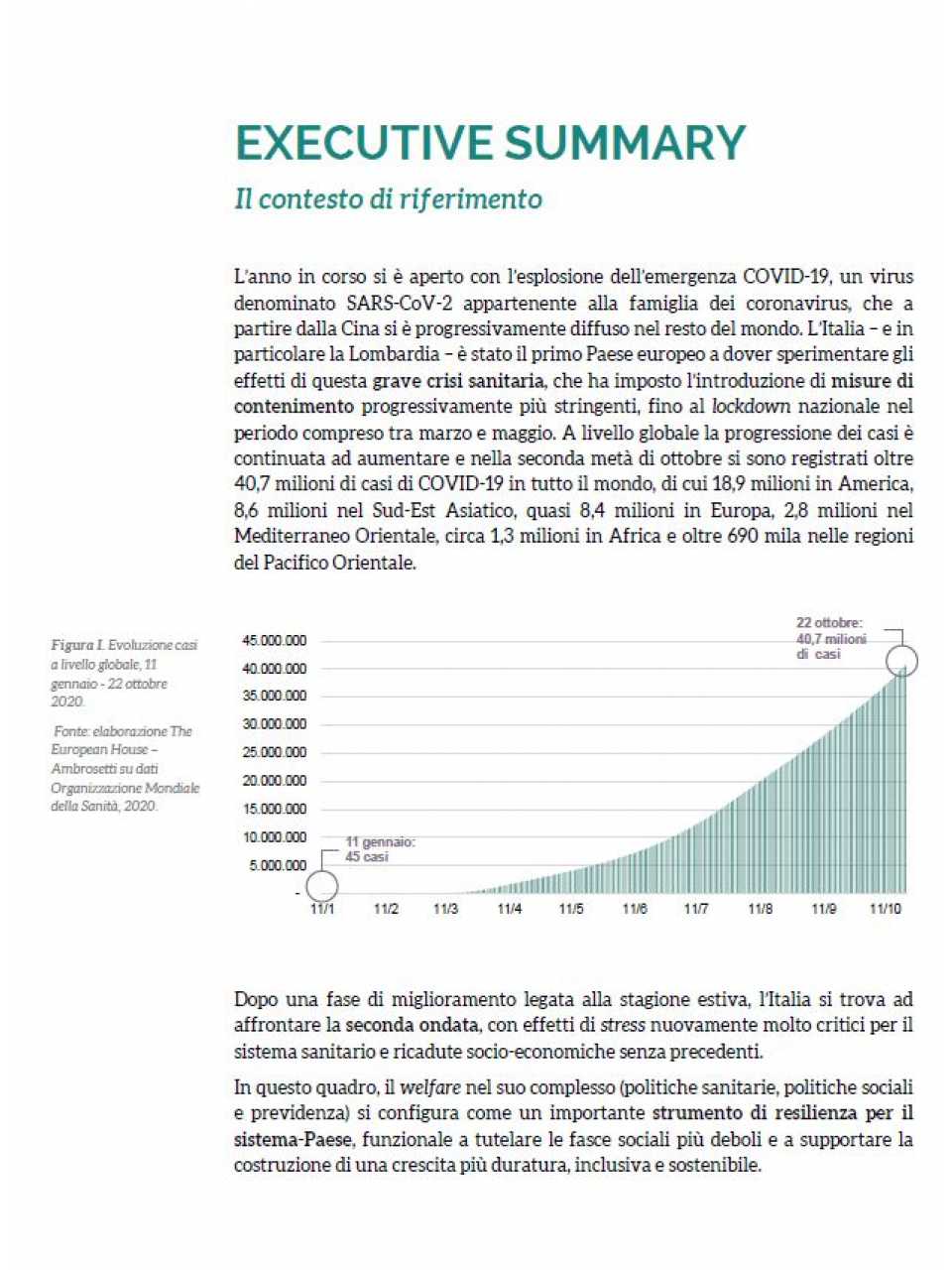 Think tank “welfare Italia” executive summary