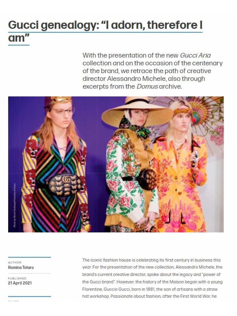 AGGIORNAMENTO PERMANENTEIN PRESENZA
La fabbrica del bello fra heritage e innovazione: visita al Gucci ArtLab di Firenze